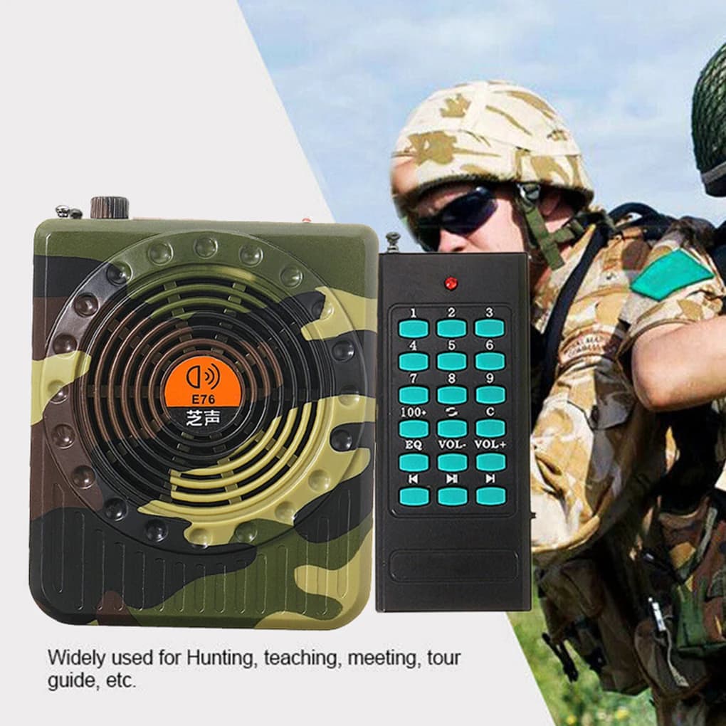 Amplificateur son professionnel petite taille télécommande pour appeaux leurres chasse