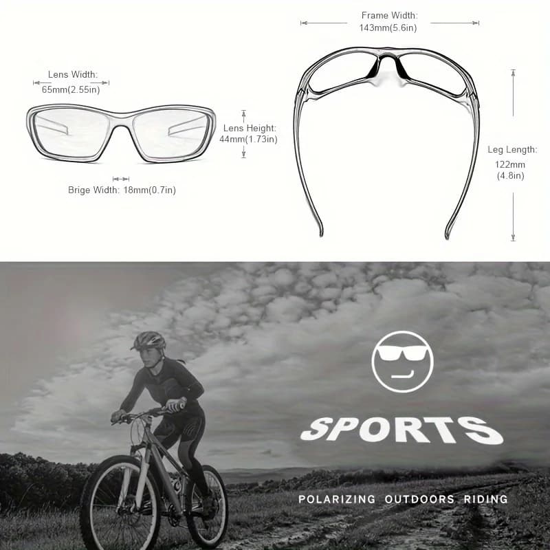 Lot lunettes pêche polarisées homme - Protection UV400 luxe pour pêche sportive