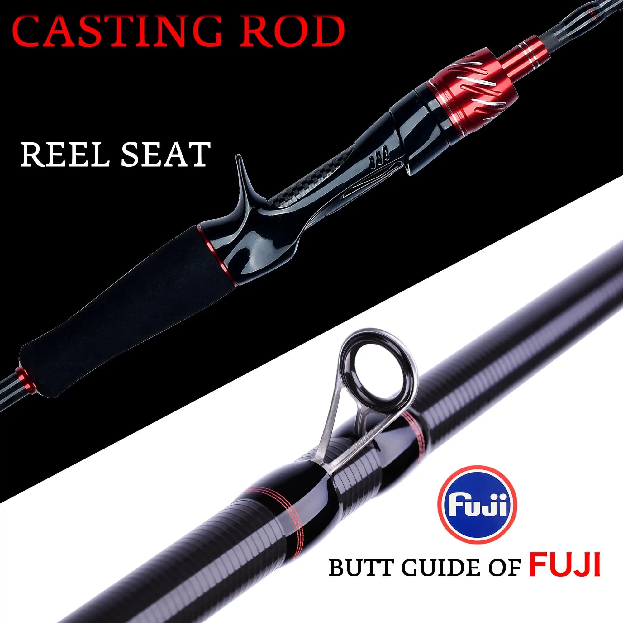Canne à pêche leurres BIUTIFU Traveller Spinning Fast 5-42g carbone 1.8 à 3.0m pour rockfishing et