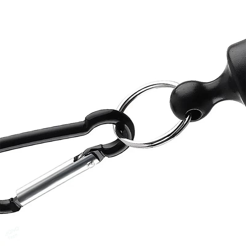 Attache magnétique rapide pour pêche et randonnée - Boucle forte sans fil pour corde perdue et accrochage