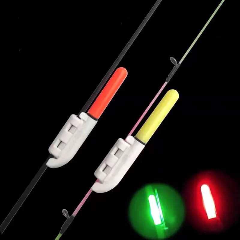 Lampe de canne à pêche électronique lumineuse CR425, flotteur LED amovible étanche avec batterie lithium 3.6V