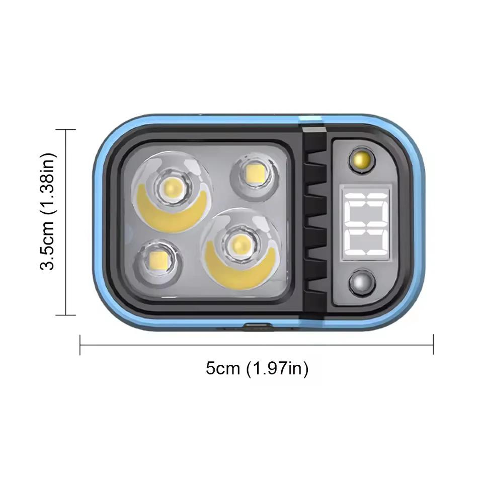 Lampe frontale longue durée Nextorch rechargeable pêche - Éclairage frontal puissant casque