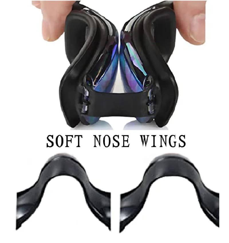 Lunettes de natation ARENA anti-buée avec bouchons d'oreilles - Protection UV étanche réglable hommes femmes