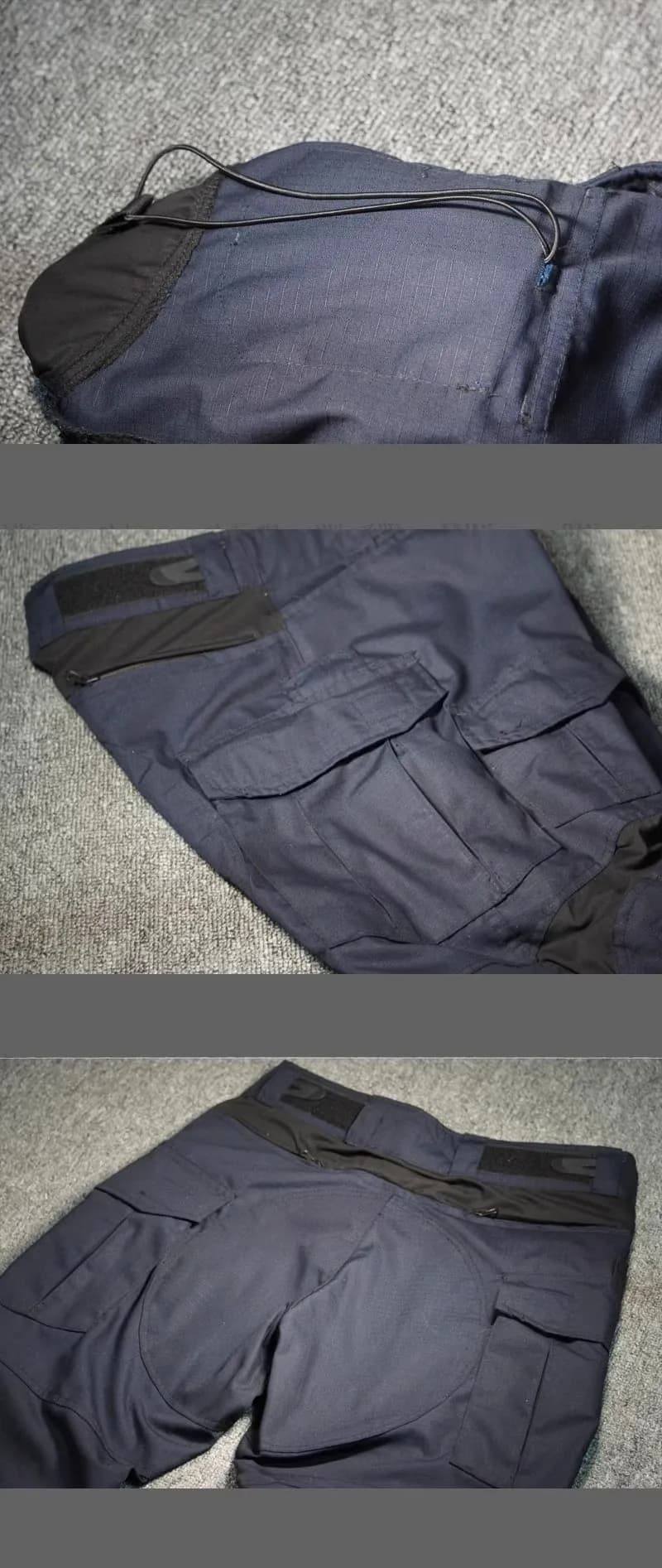 Pantalon tactique GEN3 Tom Plus bleu marine pour pêche, chasse, randonnée et entraînement - Résistant ripstop
