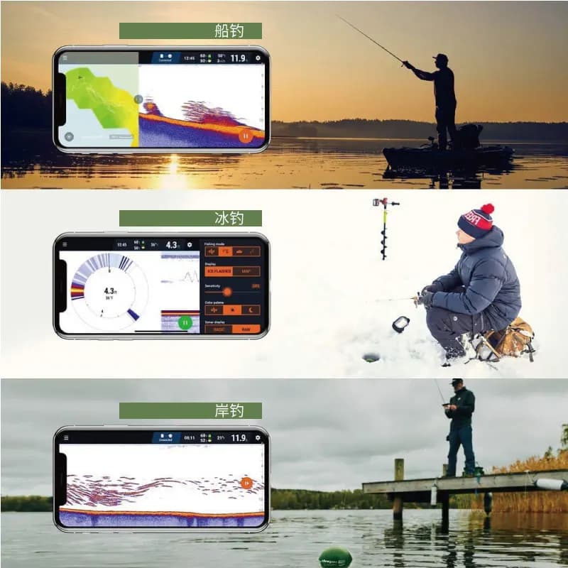 DEEPER CHIRP sondeur poissons sans fil Bluetooth smart castable génération carte 3D temps réel