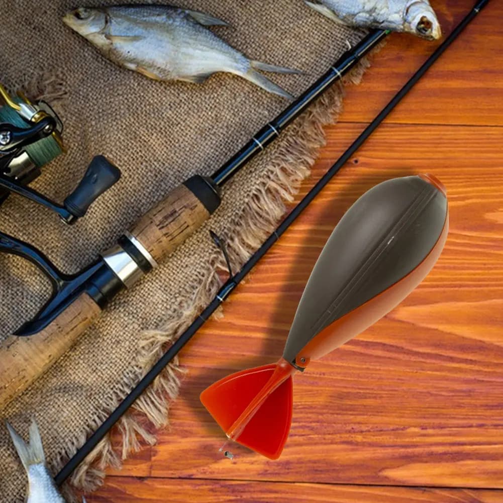 Lance-appât fusée pour carpe feeder et pêche au flotteur avec outil de nidification et positionnement d'appâts