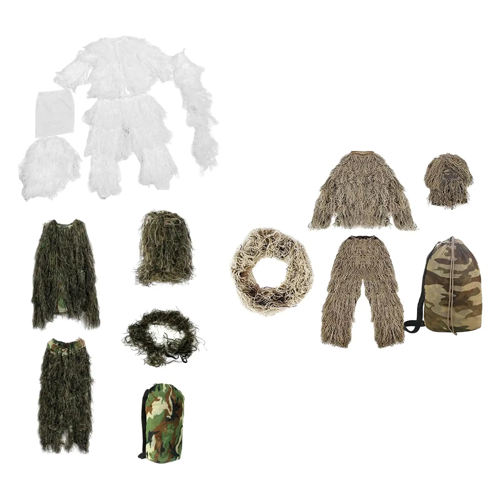 Déguisement Ghillie Enfant - Costume Fête Observation Oiseaux Pêche Chasse Halloween