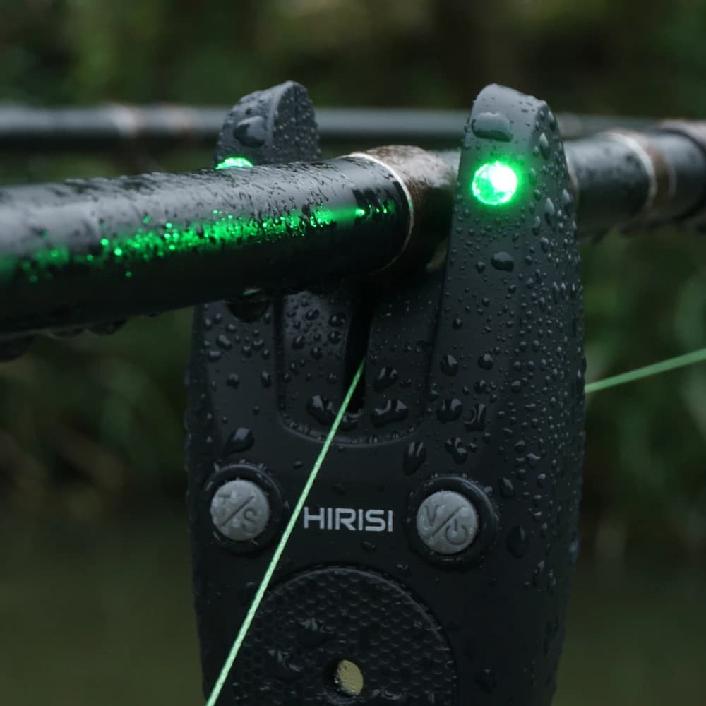 Alarme touche carpe Hirisi S5 indicateur morsure waterproof sans fil accessoires pêche détection