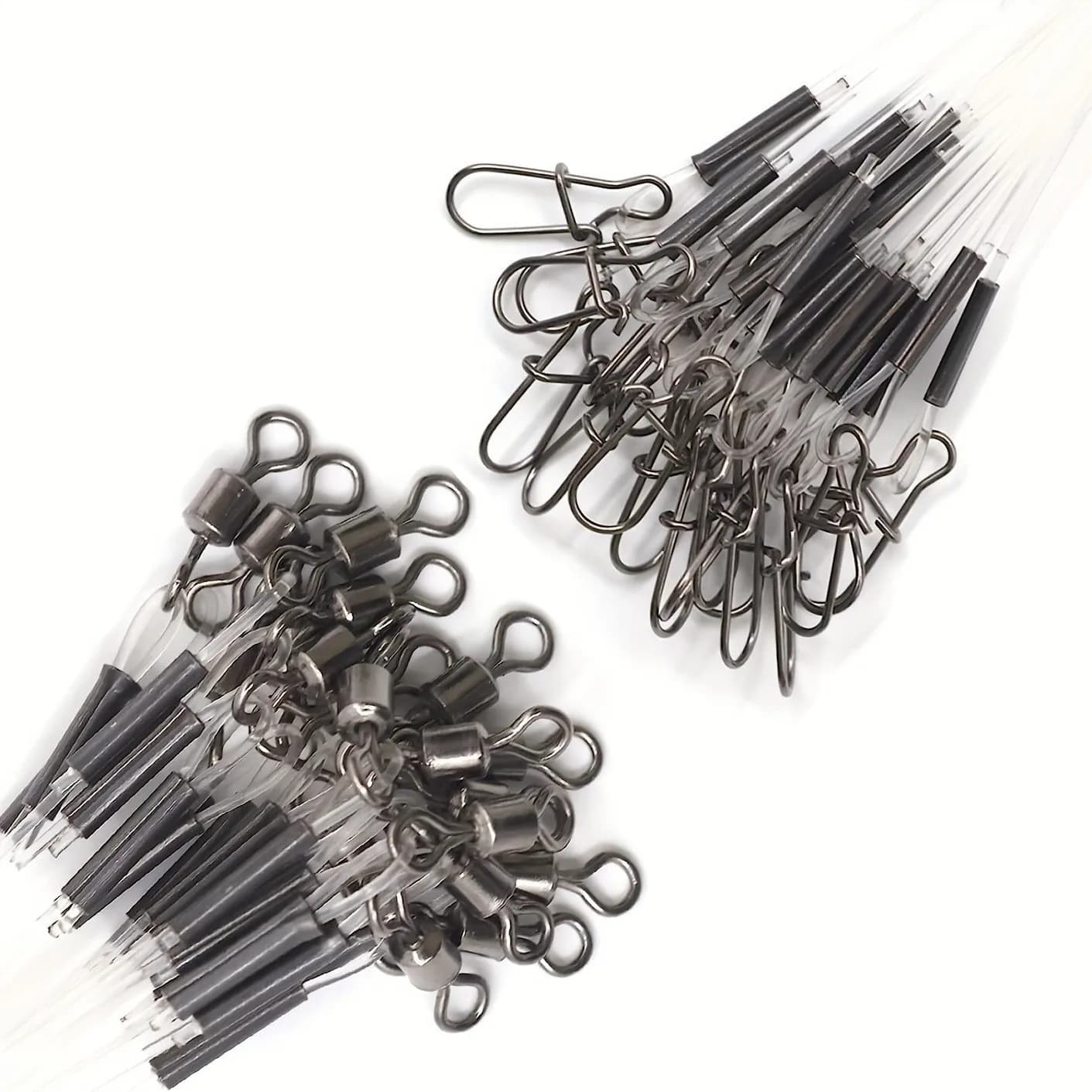 Ligne de pêche fluorocarbone 7-18kg avec blocage rapide et test de pression pour canne à moulinet
