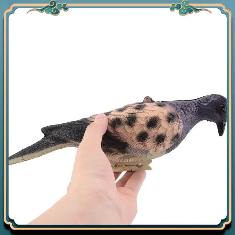 Nouveau kit 5 pièces leurres colombes pour protection jardin pigeons - Appât animaux bionique