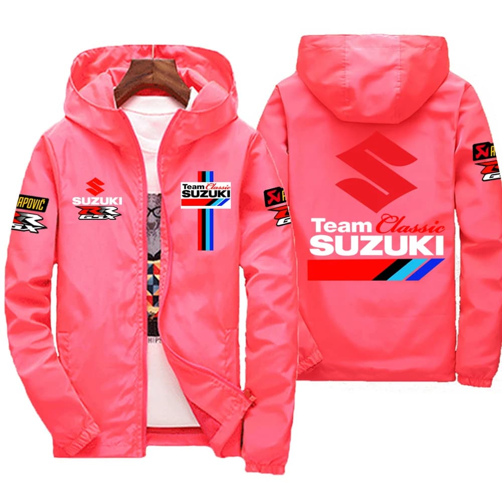 Veste Suzuki Racing printemps automne homme coupe-vent décontractée sport outdoor couple tendance