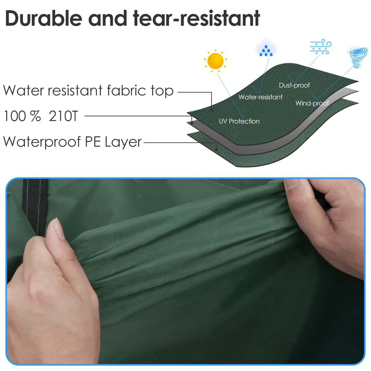 Sac de rangement coussin grande capacité - Housse protection meubles jardin étanche poussière arbre Noël