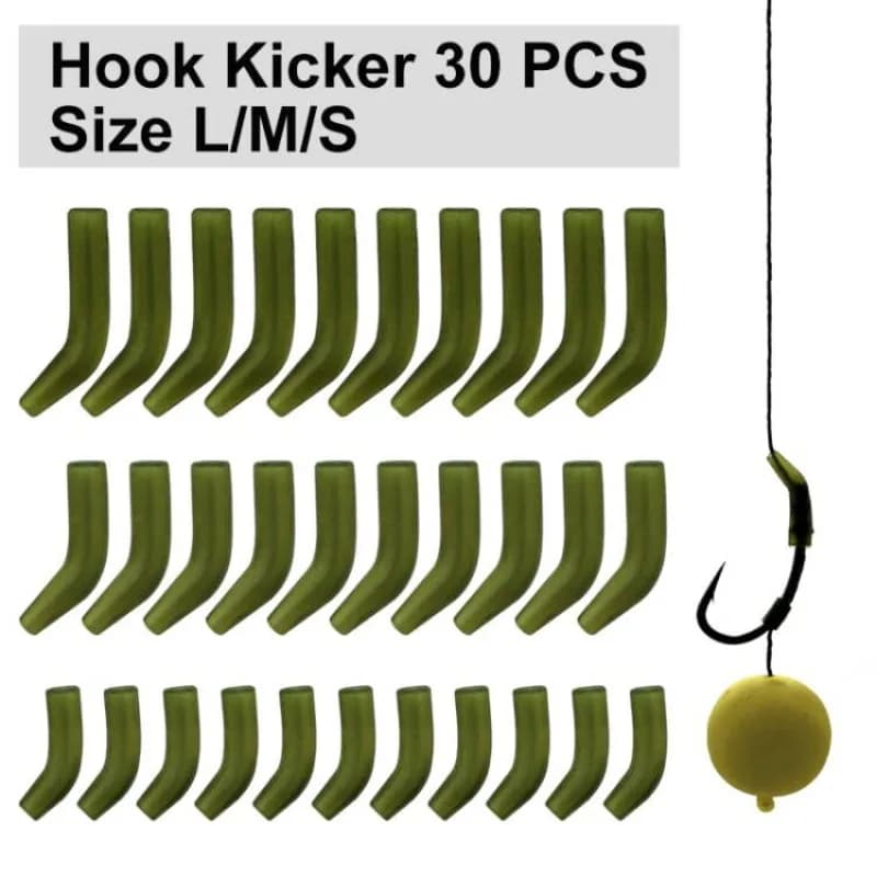 30 manchons aligneurs D-rig pour hameçons de pêche à la carpe toutes couleurs accessoires terminal