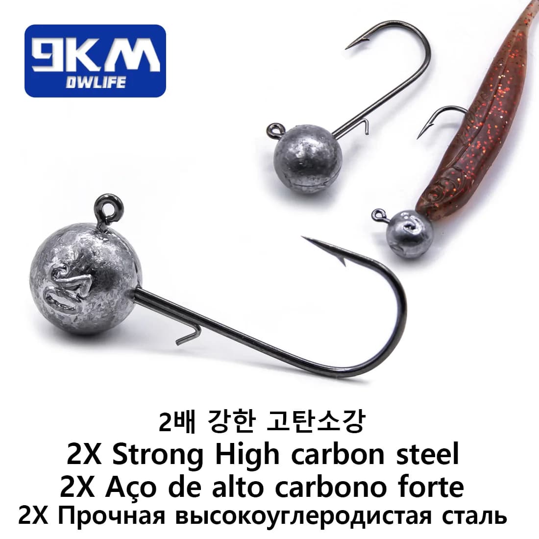 Ned rig jig hook 5~20 pièces leurres souples appâts vers pêche eau douce salée longue tige tête plombée