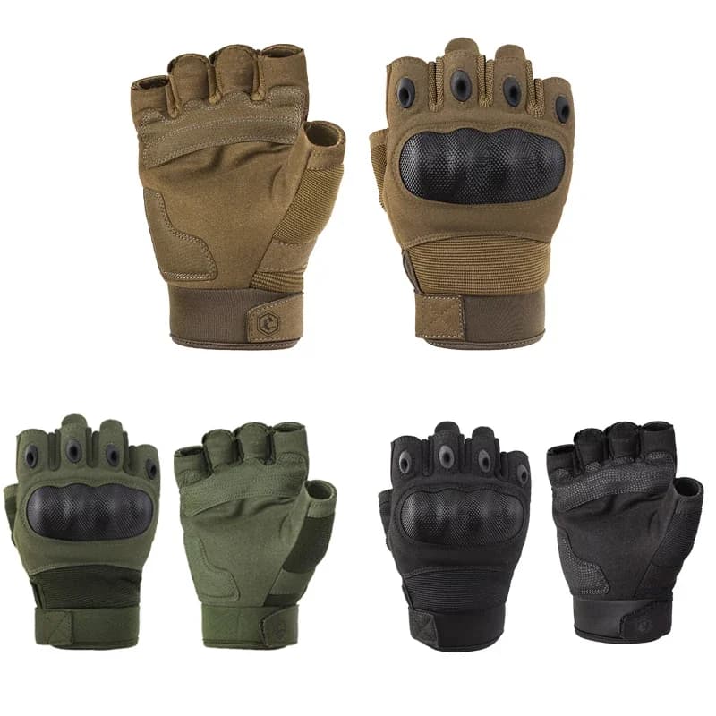 Gants tactiques demi-doigts Emersongear EM9348 - Précision optimale pour pêche à la mouche et lancer