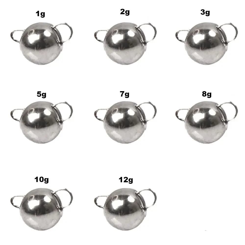 Plomb cheburashka tungstène 0.6g-12g pour pêche profonde avec leurres souples carnassiers
