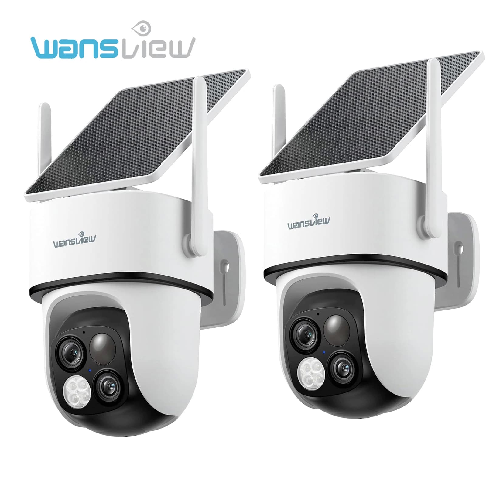 Caméra solaire 2K 3MP WiFi détection PIR - Surveillance sécurité maison pêche énergie autonome