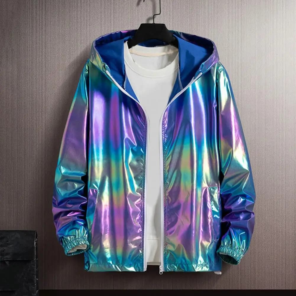 Veste coupe-vent colorée printemps automne homme - Veste légère anti-UV pêche urbaine style streetwear