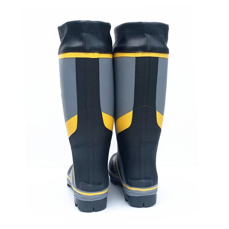 Chaussures de pêche étanches avec semelle à crampons acier - Bottes caoutchouc homme femme pour pêche en rivière
