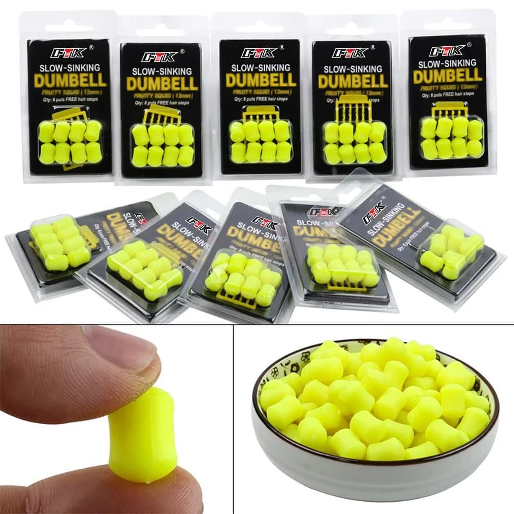 FTK 1Card Boilies Pop Corn appât flottant pour pêche à la carpe - leurre imitation maïs deux styles