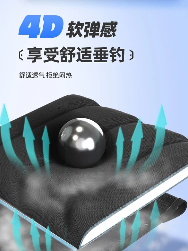 Chaise pêche européenne YUZHIYUAN nouvellement épaissie spéciale sauvage pliante tout-terrain équipement
