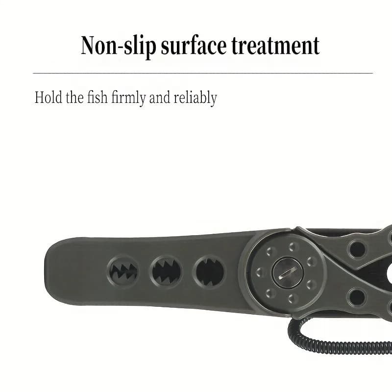 Pince à lèvres pour poisson antidérapante - Grippeur plat contrôle poisson sans blessure