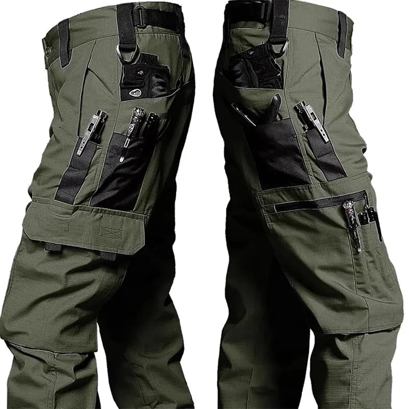 Pantalon de travail tactique homme nouvelle collection - Pêche outdoor imperméable multi-poches résistant