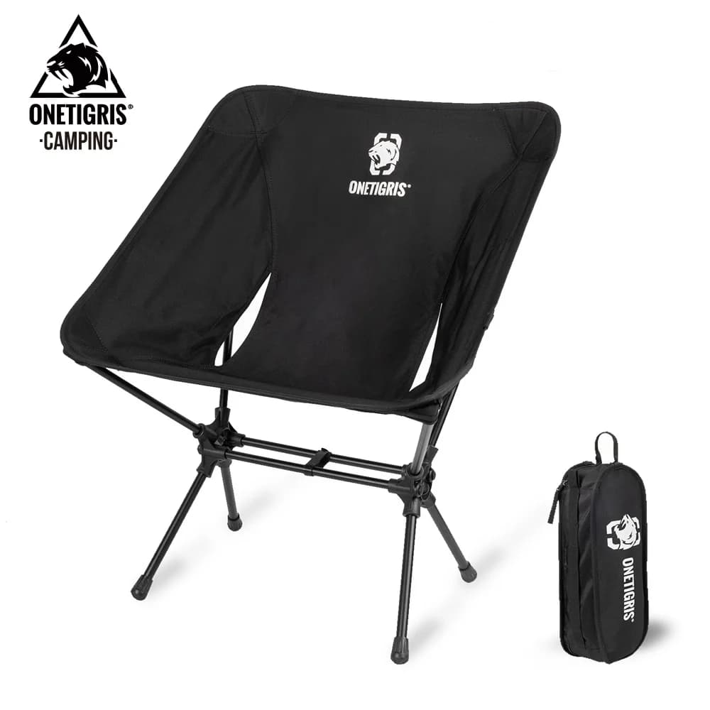 Chaise de camping ultralégère OneTigris - Chaise pliante portable pour randonnée pêche BBQ jardinage