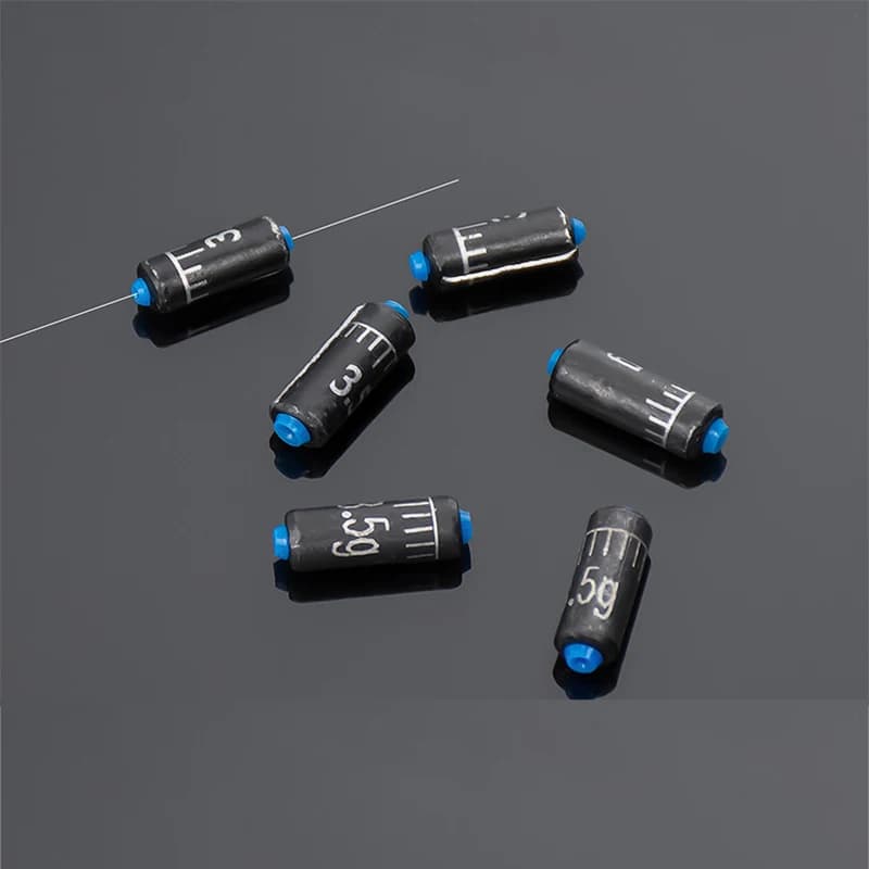 Plombs de pêche 1.5g-3.5g Aorace 50/100 pièces - Plombs cuir écailles pour matériel pêche