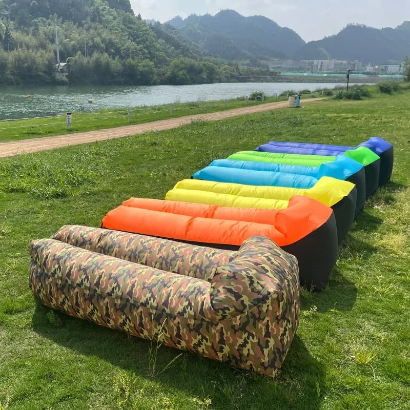 Canapé gonflable pêche rapide - Lit air portable pour siestes entre deux sessions de pêche intense