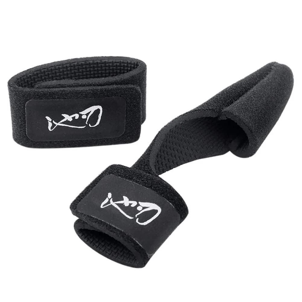 Ceinture porte-canne de pêche élastique avec 3 sangles réglables et protège-embout pour leurres