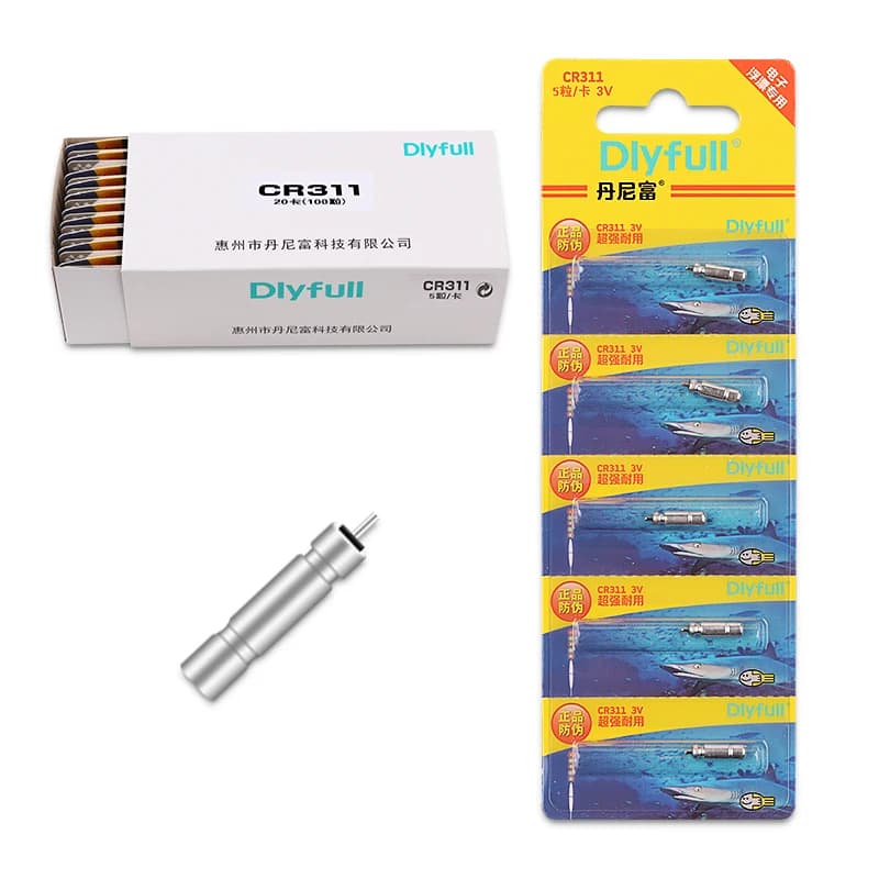 100 flotteurs électriques lumineux DLY pour pêche nocturne, modèles CR311 CR316 CR322 CR425 CR435