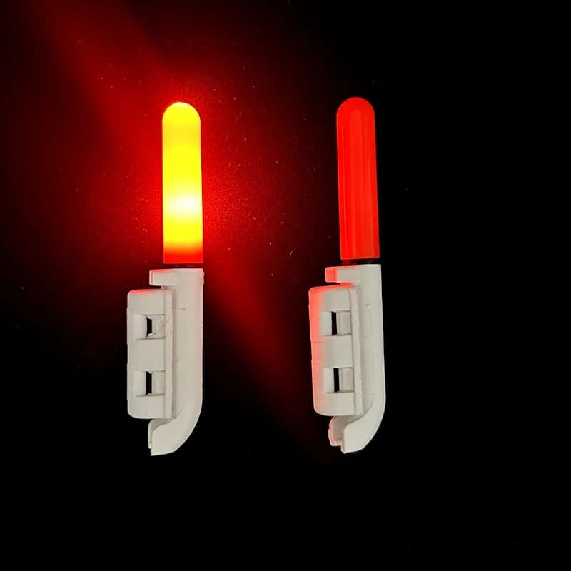 Lot 5 bâtons lumineux électroniques pour cannes avec charge USB - Alarme de touche CR425 sans pile - Accessoire pêche