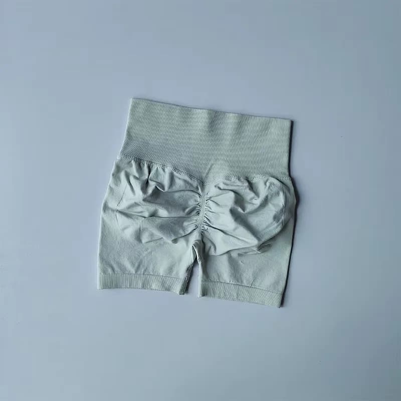 Short sport femme pêche taille haute remodelant affinant running séchage rapide trois points