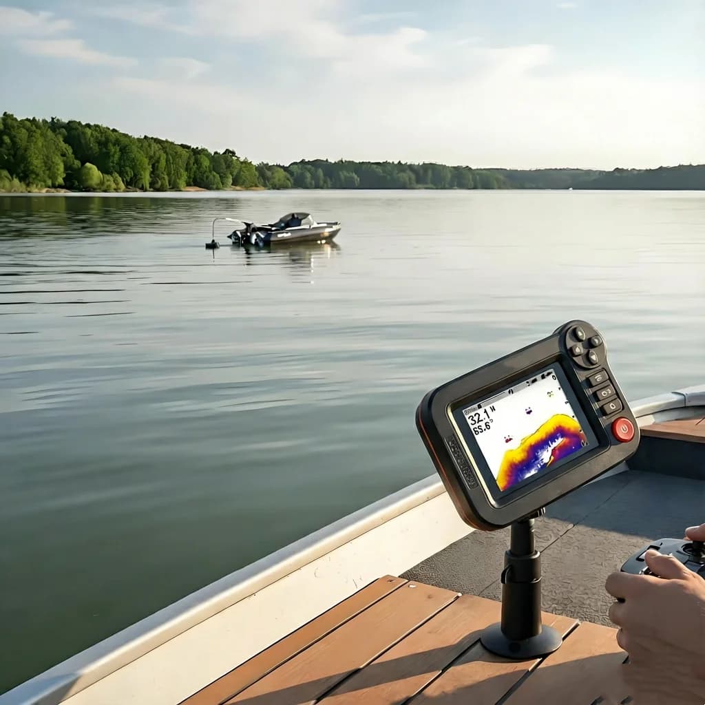 Détecteur de poissons sans fil PUPOPAN nouvelle version pour bateaux portée 1312 pieds