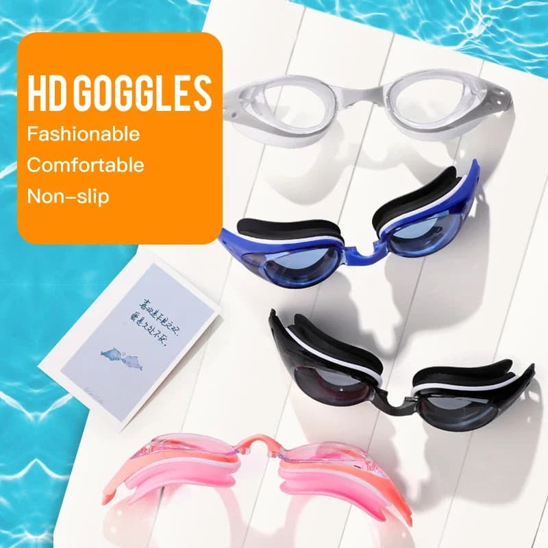 Lunettes de natation correctrices myopie -1.5 à -7 adulte unisexe avec verres HD ou électrochromiques