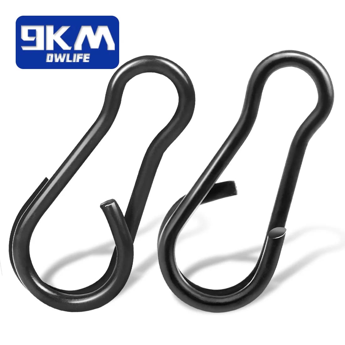 Snaps à changement rapide 9KM pour pêche à la carpe - 30 à 60 pièces en acier inoxydable - Accessoires de montage