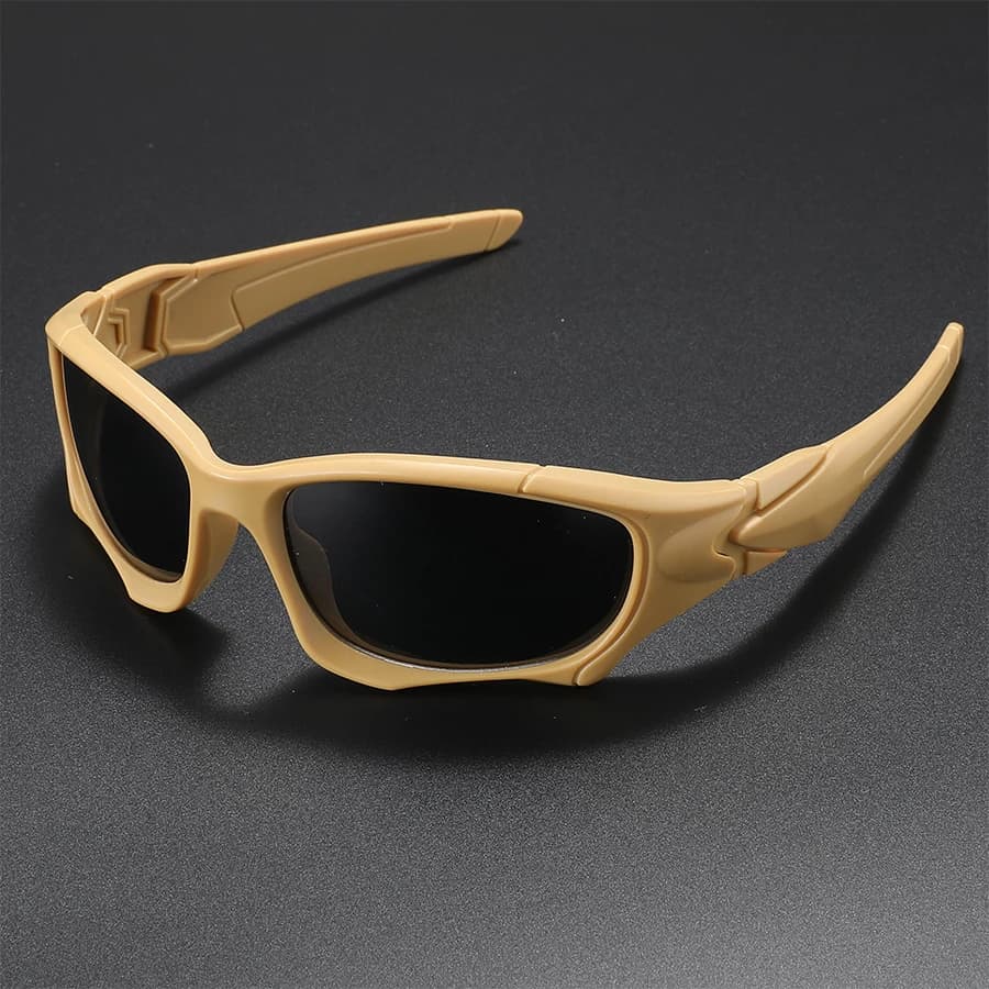 Lunettes de soleil polarisées sport courbées pour hommes et femmes pêche résistance aux chocs