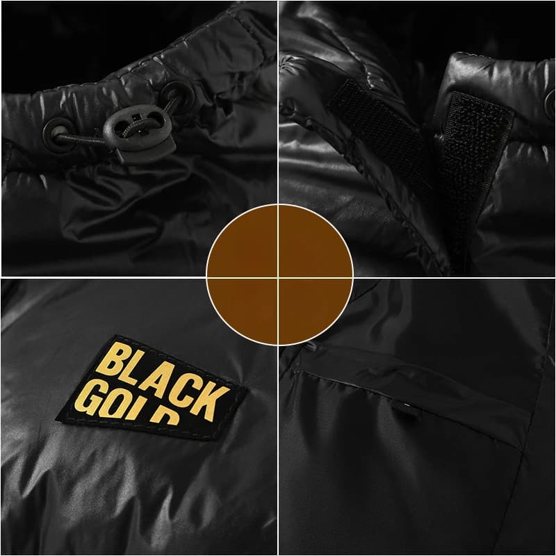 Veste matelassée sans manches homme - Doudoune légère zip printemps automne noir travail