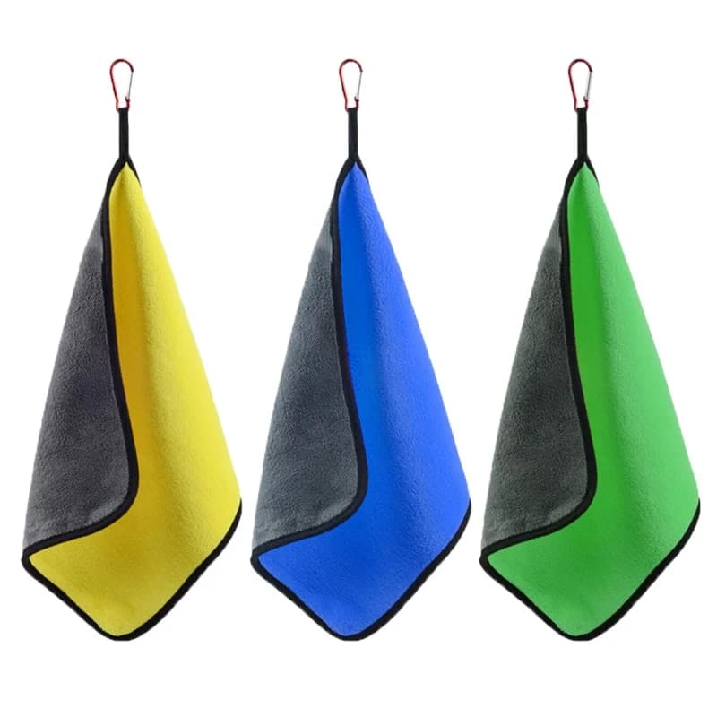 Serviette de pêche épaisse et absorbante Outdoor Sports - Essuie-mains antiadhésif pour vêtements de pêche