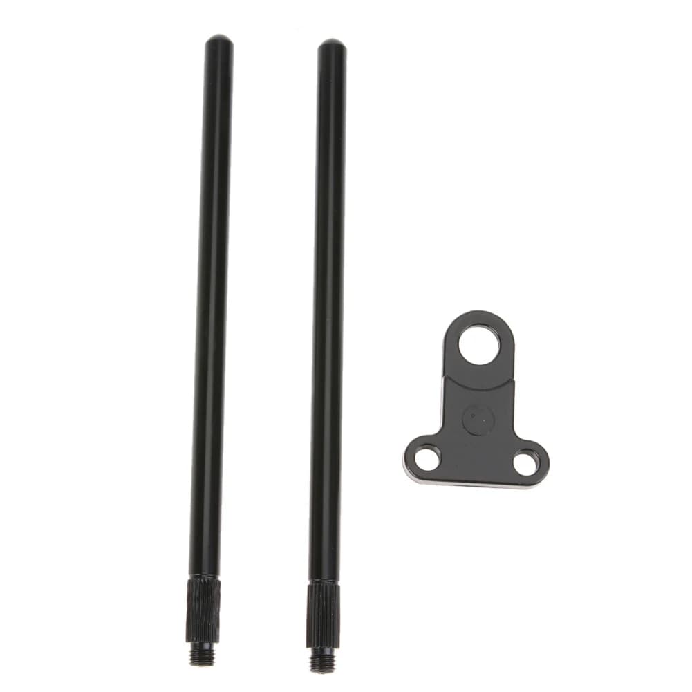 Barres anti-accrochage aluminium pour détecteurs de touches pêche carpe - 1/2/3/4/5PCS noir anti-vent
