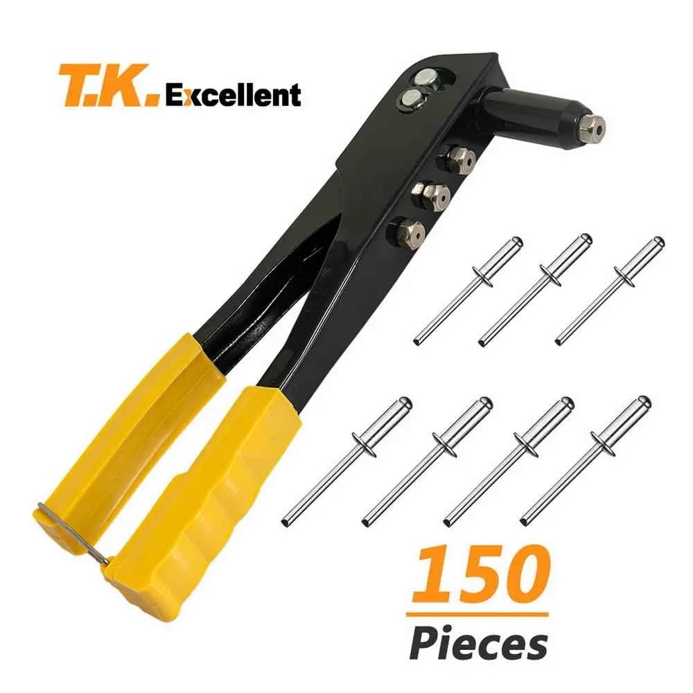 Kit riveteuse professionnelle 150 rivets aveugles outils manuels bricolage bateau pêche réparation équipement