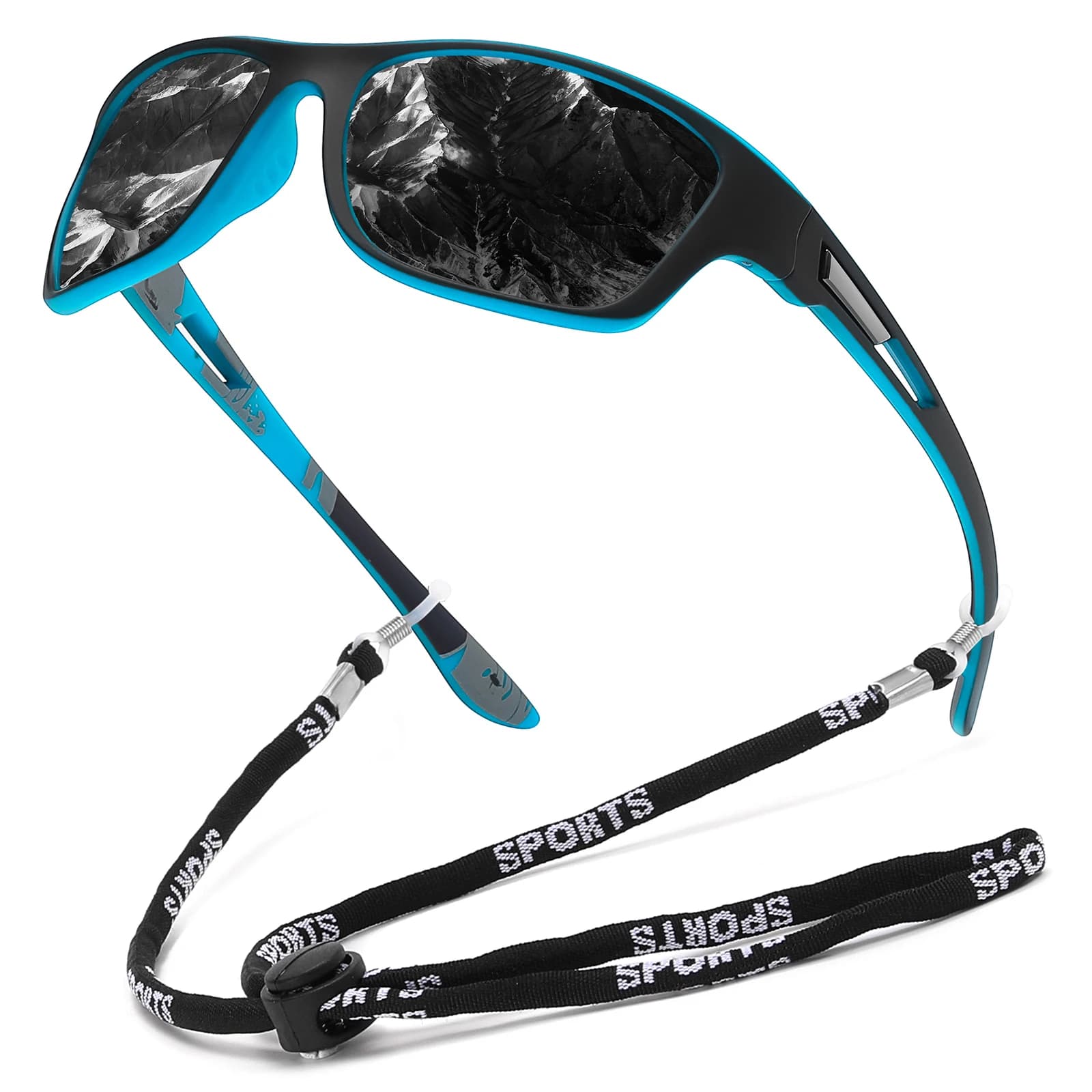 Lunettes de pêche polarisées unisexe UV400 pour conduite, randonnée et cyclisme, protection optimale