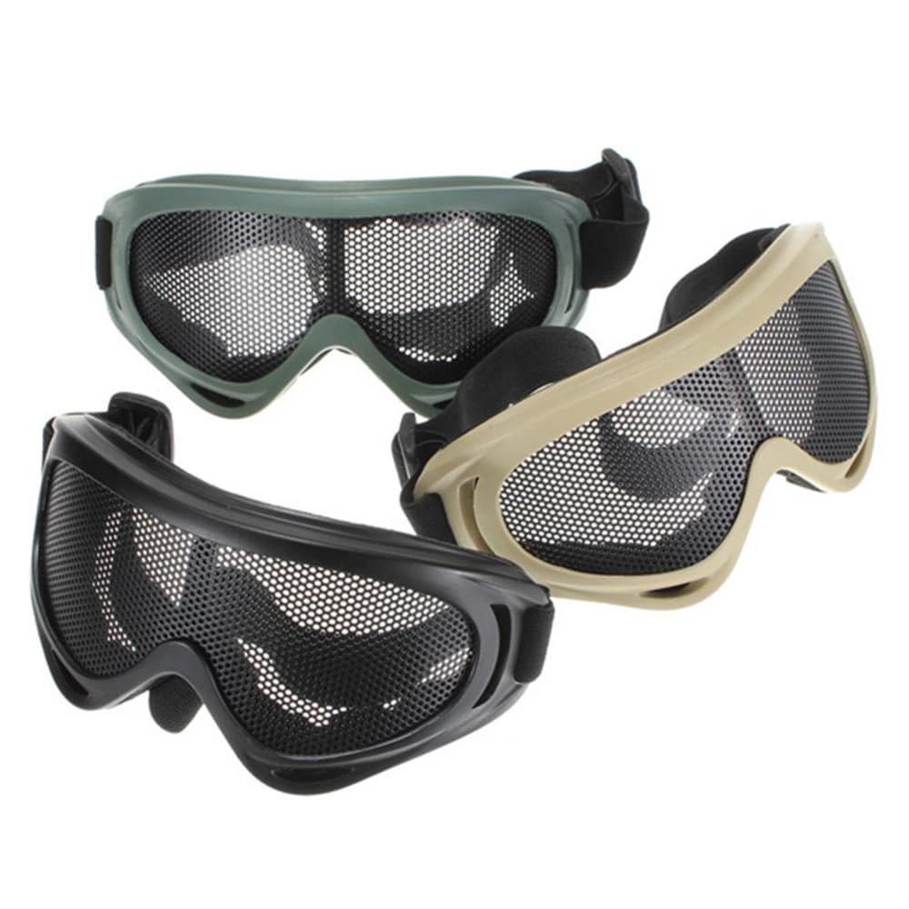 Lunettes tactiques mesh anti-choc pour chasse, airsoft et pêche sportive - Protection maximale