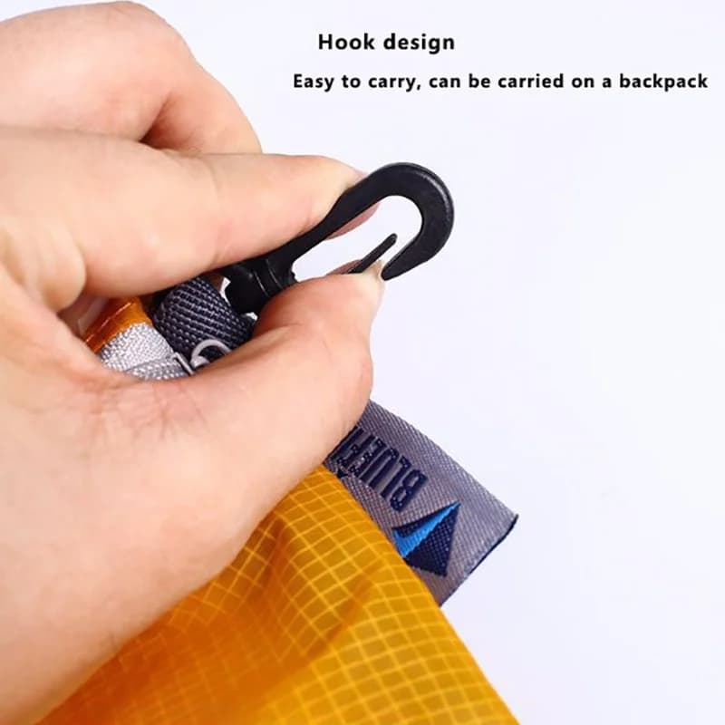 Poche organisatrice étanche nylon crochet - Sac de rangement portable camping randonnée voyage