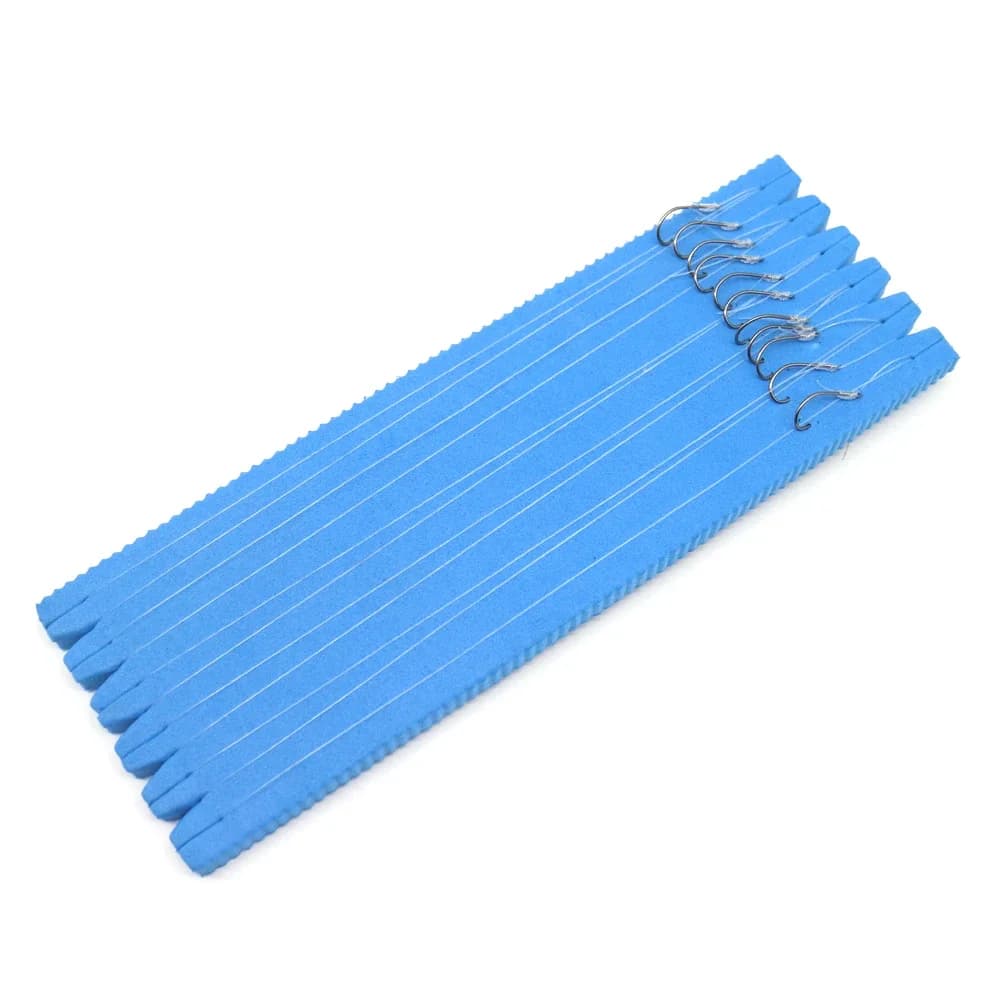 Lot de 10 plaques en mousse EVA pour enrouler lignes de pêche et traces leurres