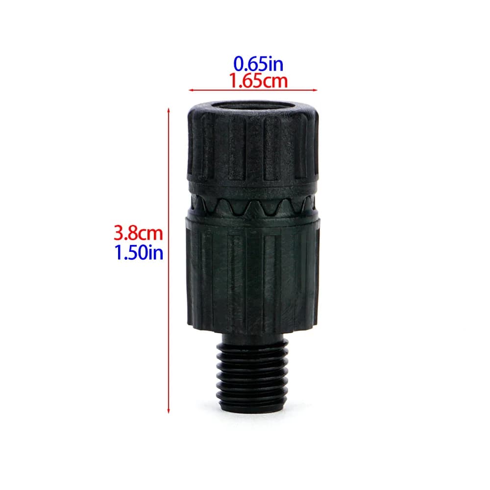Connecteur rapide Hirisi AQ214 pour alarmes de pêche à la carpe - Adaptateur plastique pour rod pod