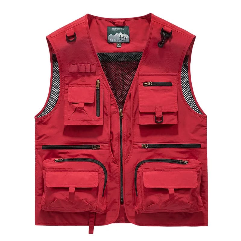 Veste de pêche pour homme avec multiples poches - Veste respirante haute technologie pour la pêche et les loisirs en plein air