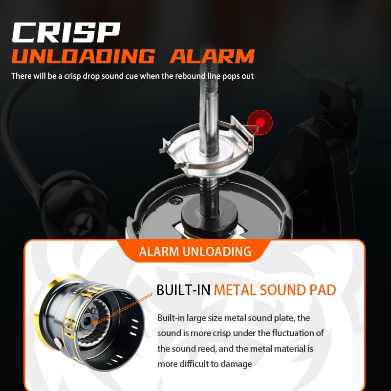 Moulinet spinning BEARKING RS Athena 5.2:1 6+1BB bobine shallow cup double bras universel