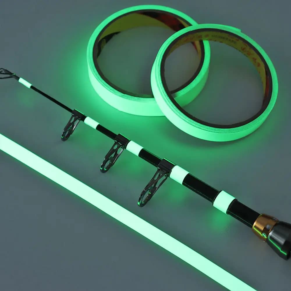 Ruban Luminescent Vert Autocollant pour Pêche - Stickers Fluorescents Avertisseurs Outils Nuit